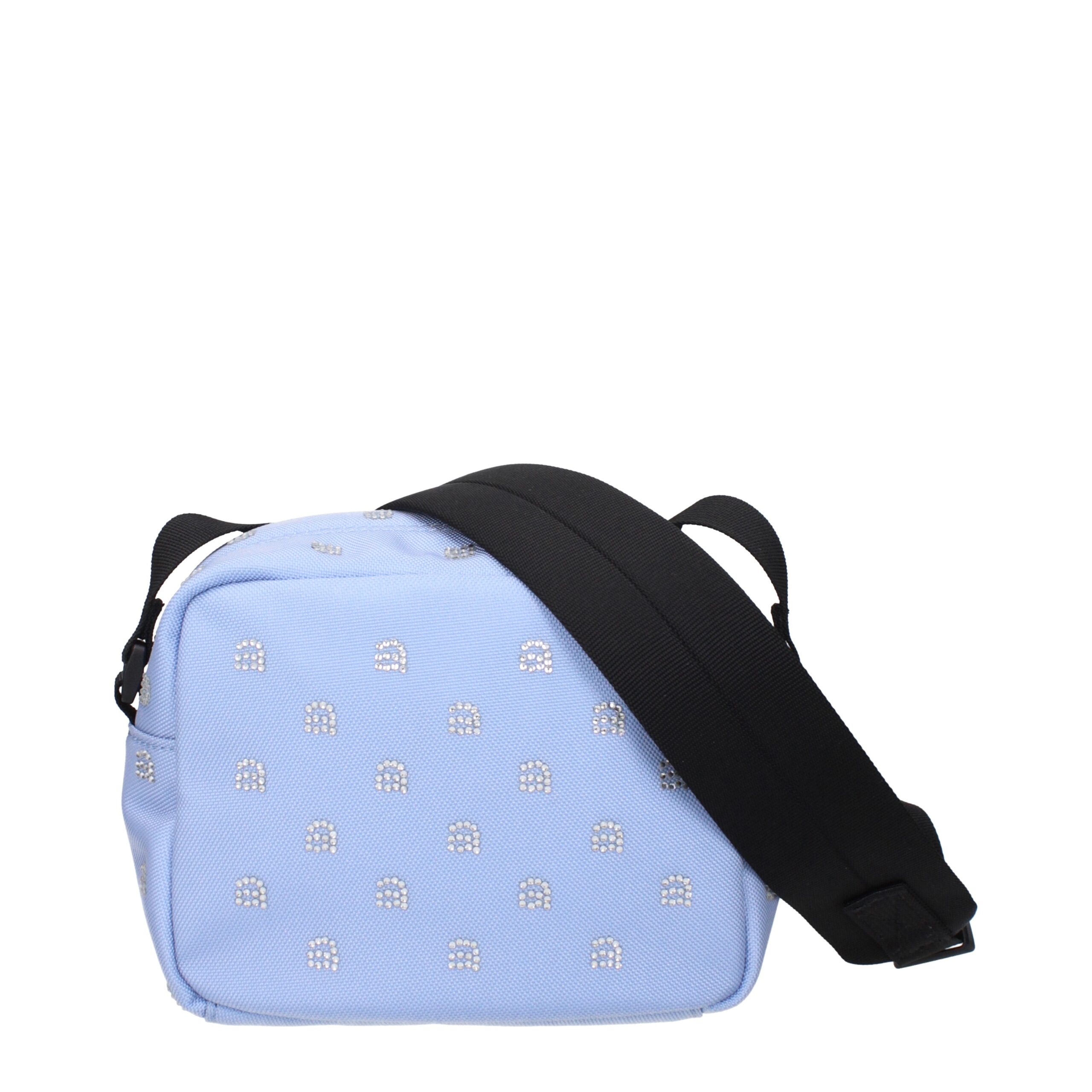 Light Blue Fabric Crossbody Bag - Afbeelding 3