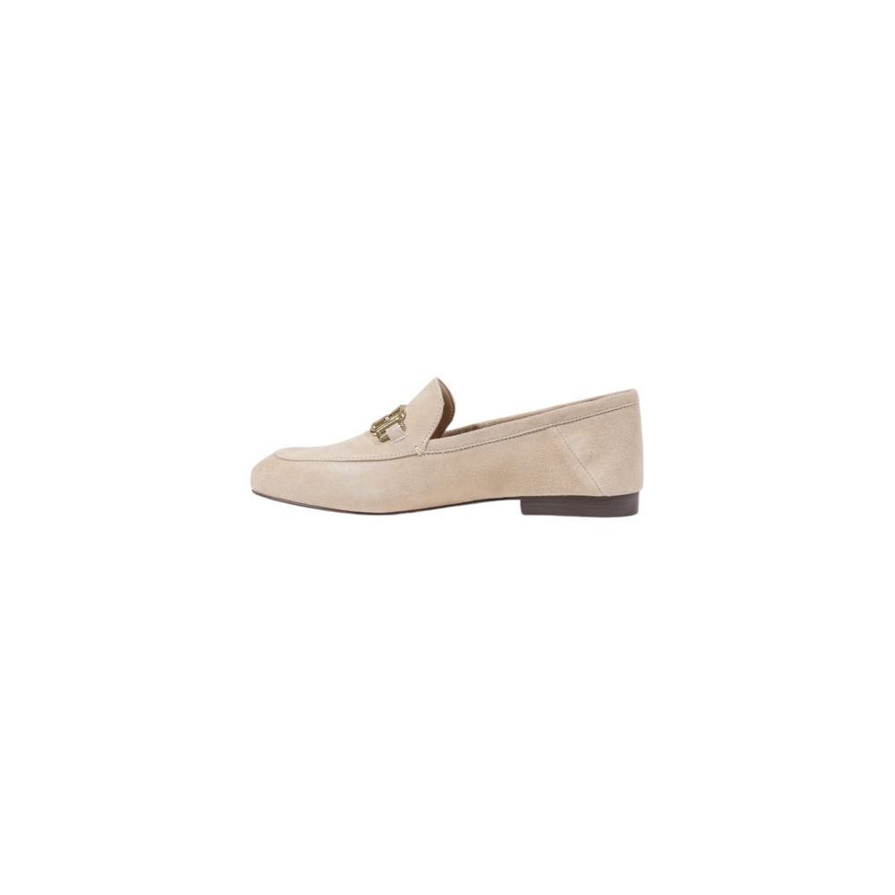 Beige Leather Platform Pumps - Afbeelding 3