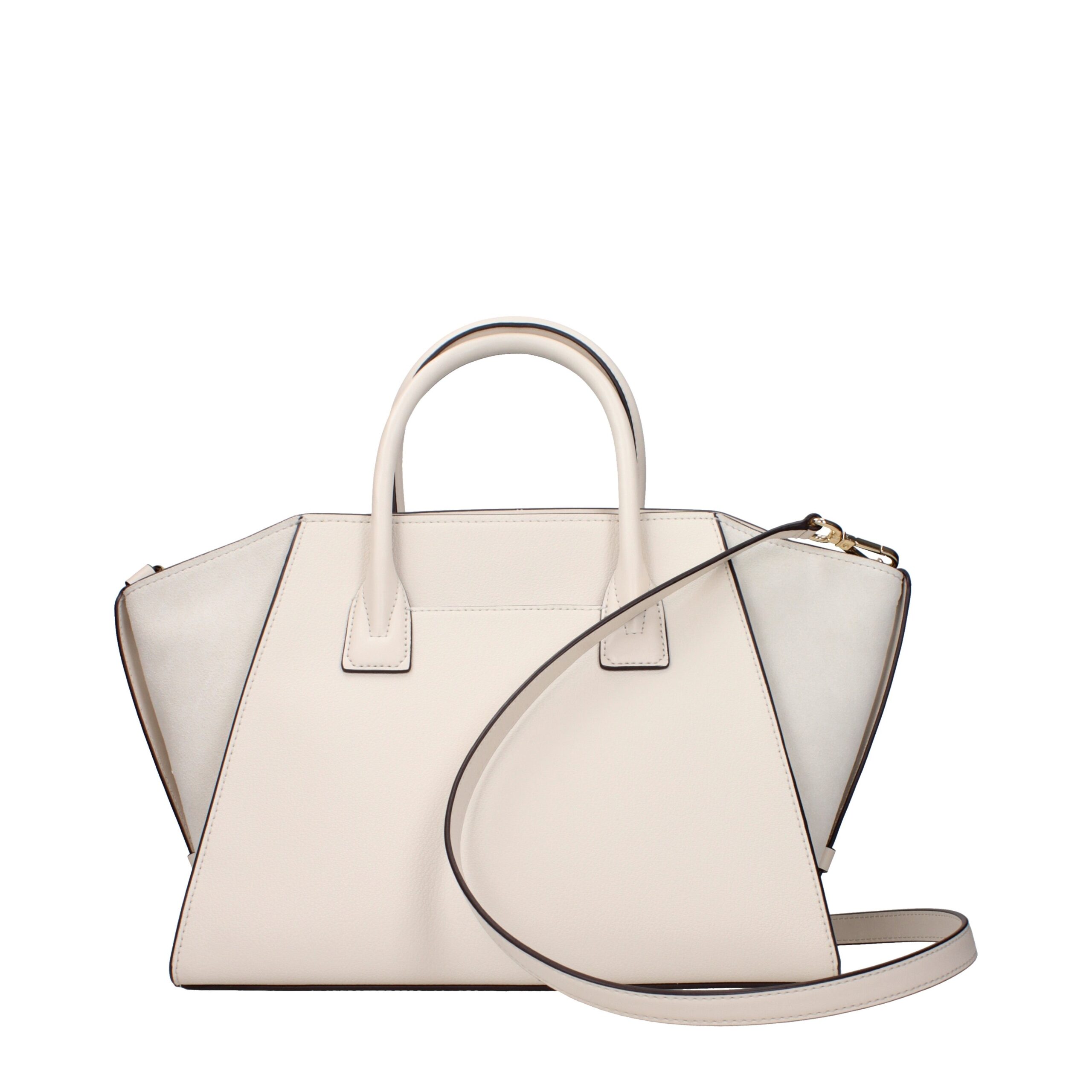 Beige Leather Handbag - Afbeelding 3