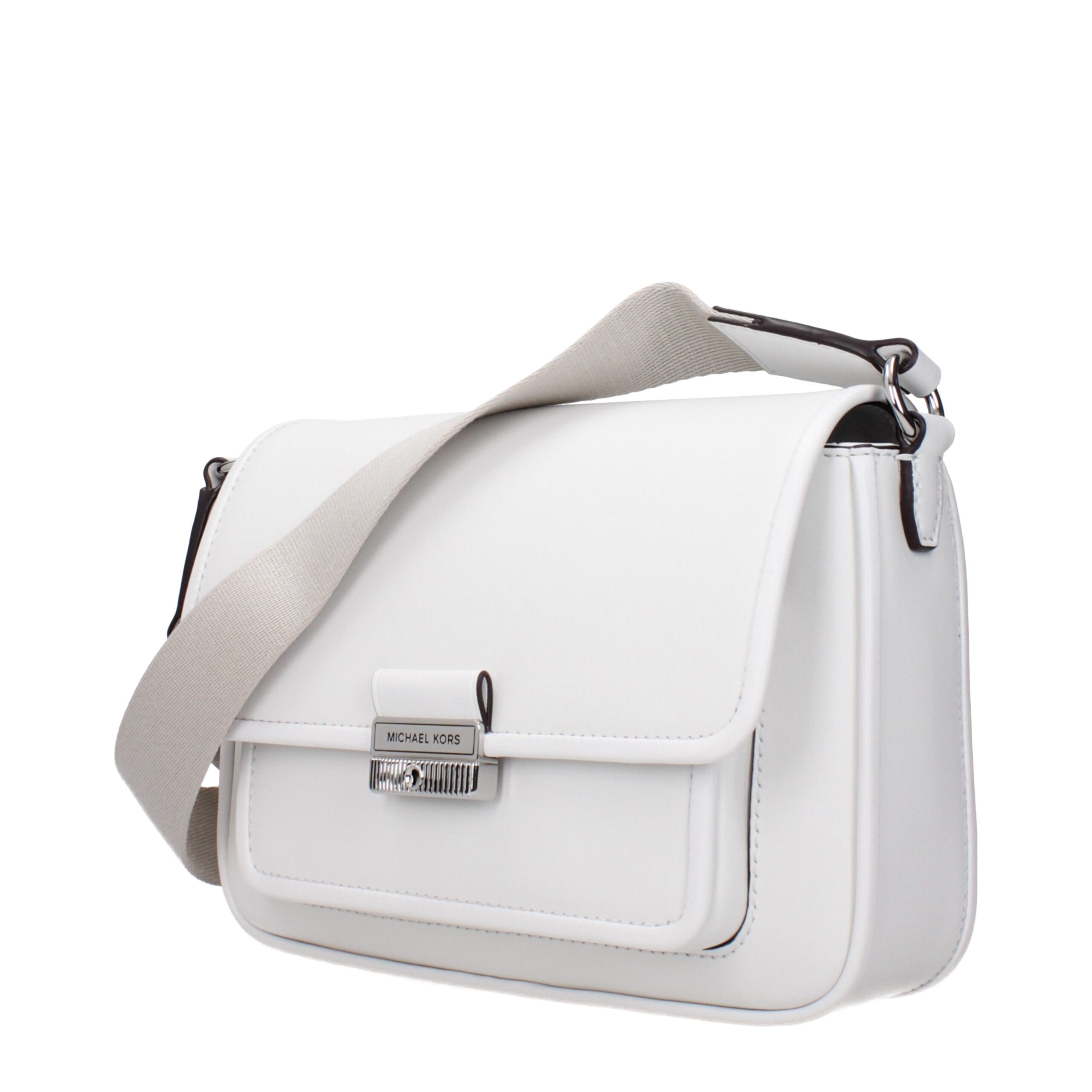 White Leather Crossbody Bag - Afbeelding 2