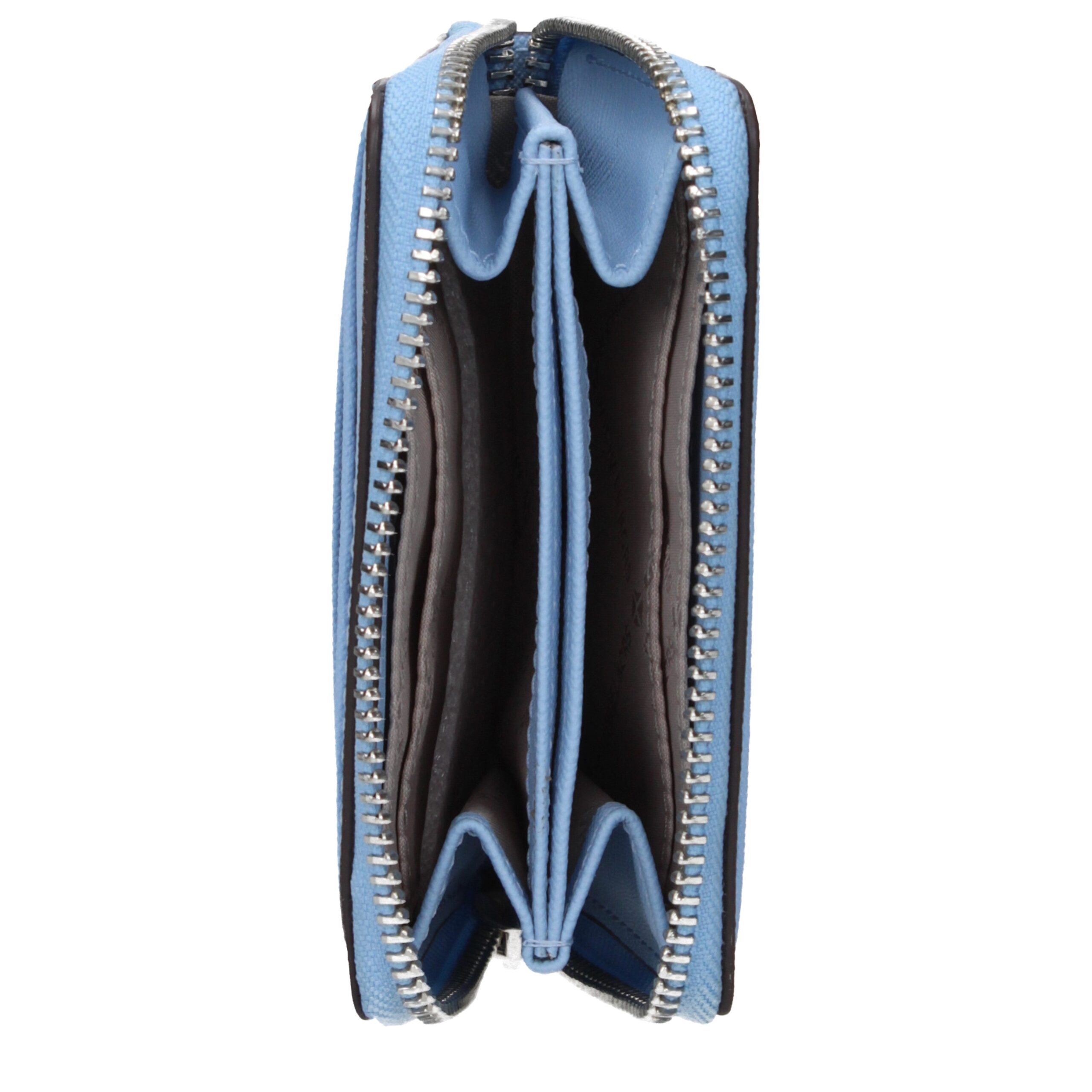 Light Blue Leather Cardholder - Afbeelding 3