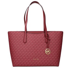 Red Fabric Shoulder Bag