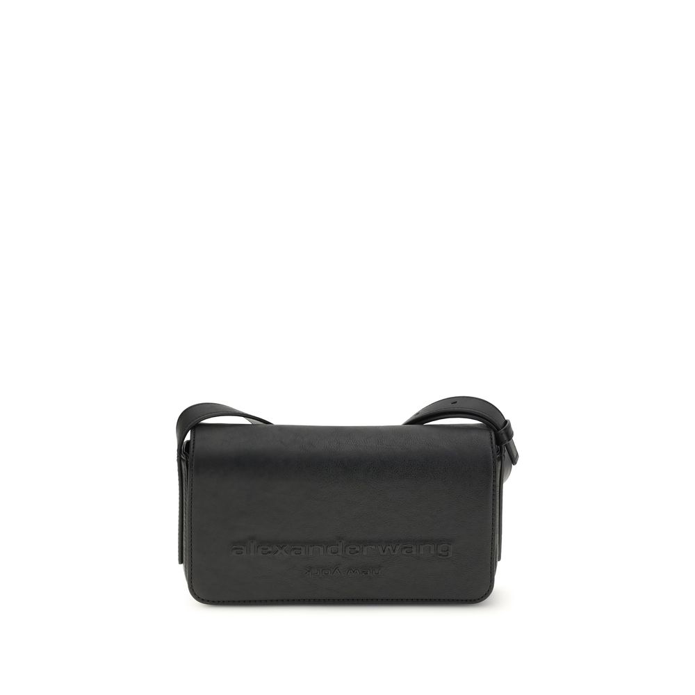 Black Calf Leather Bos Taurus Shoulder Bag