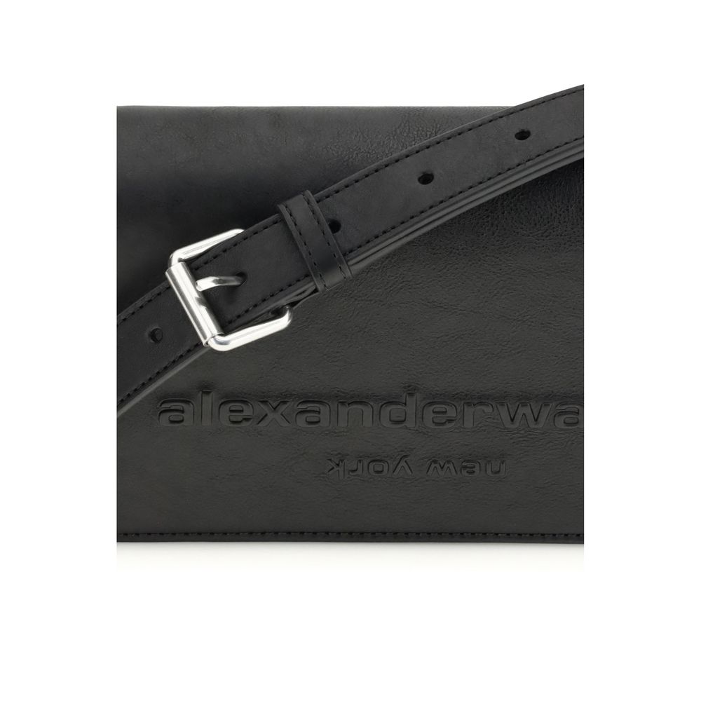 Black Calf Leather Bos Taurus Shoulder Bag - Afbeelding 4