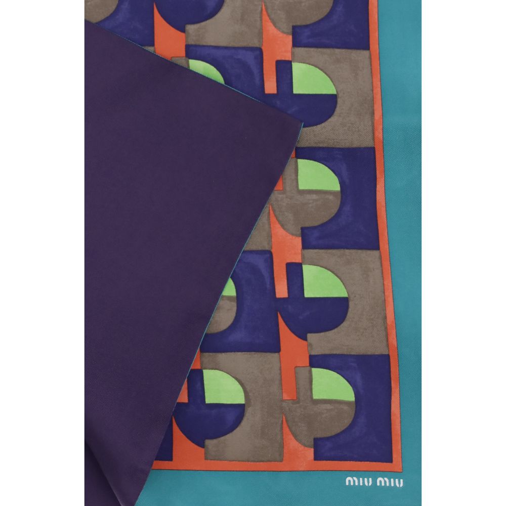 Multicolor Silk Scarf - Afbeelding 3