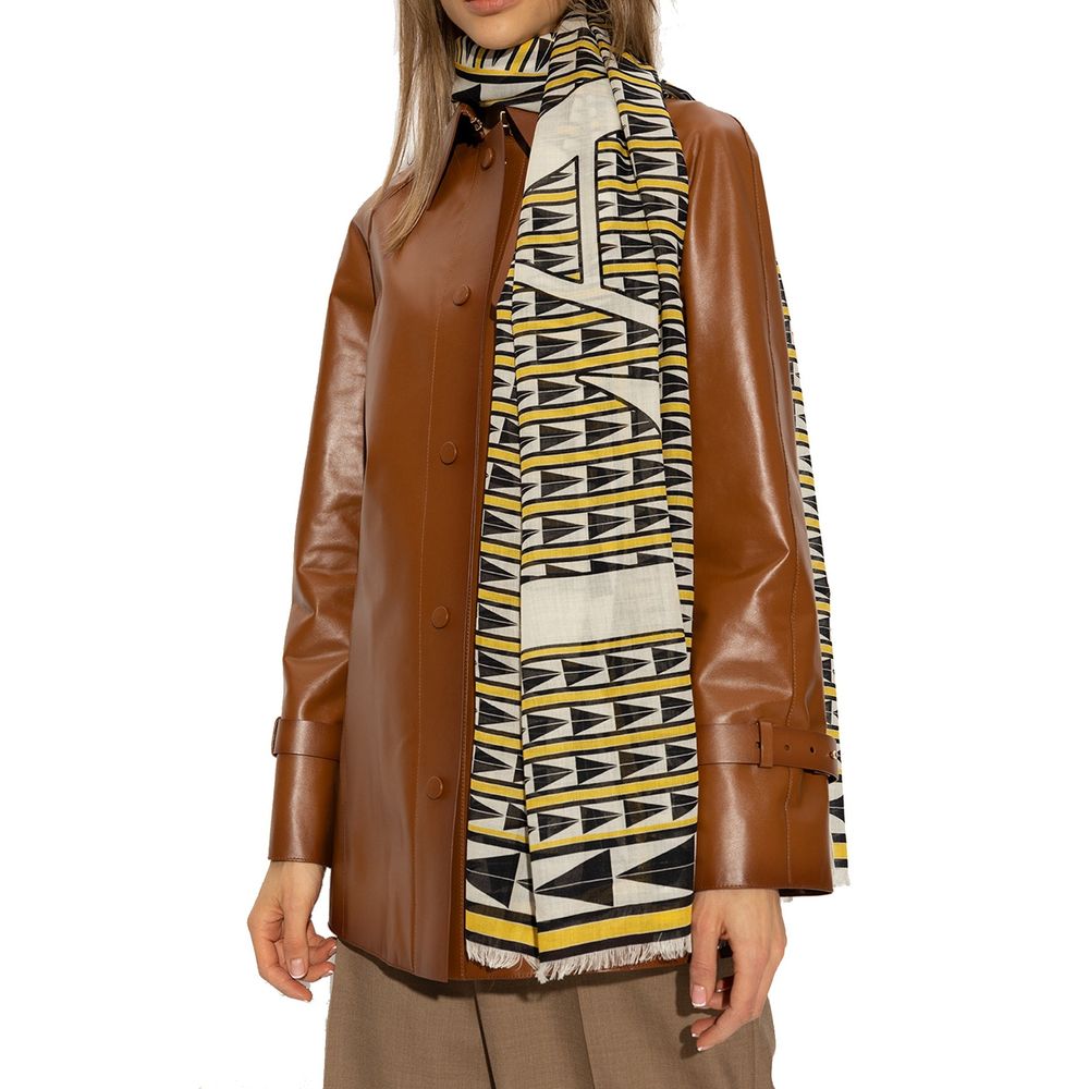 Bicolor Wool Foulard - Afbeelding 2