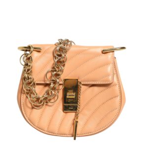 Quilted Calfskin Leather Drew Bijou Shoulder Bag