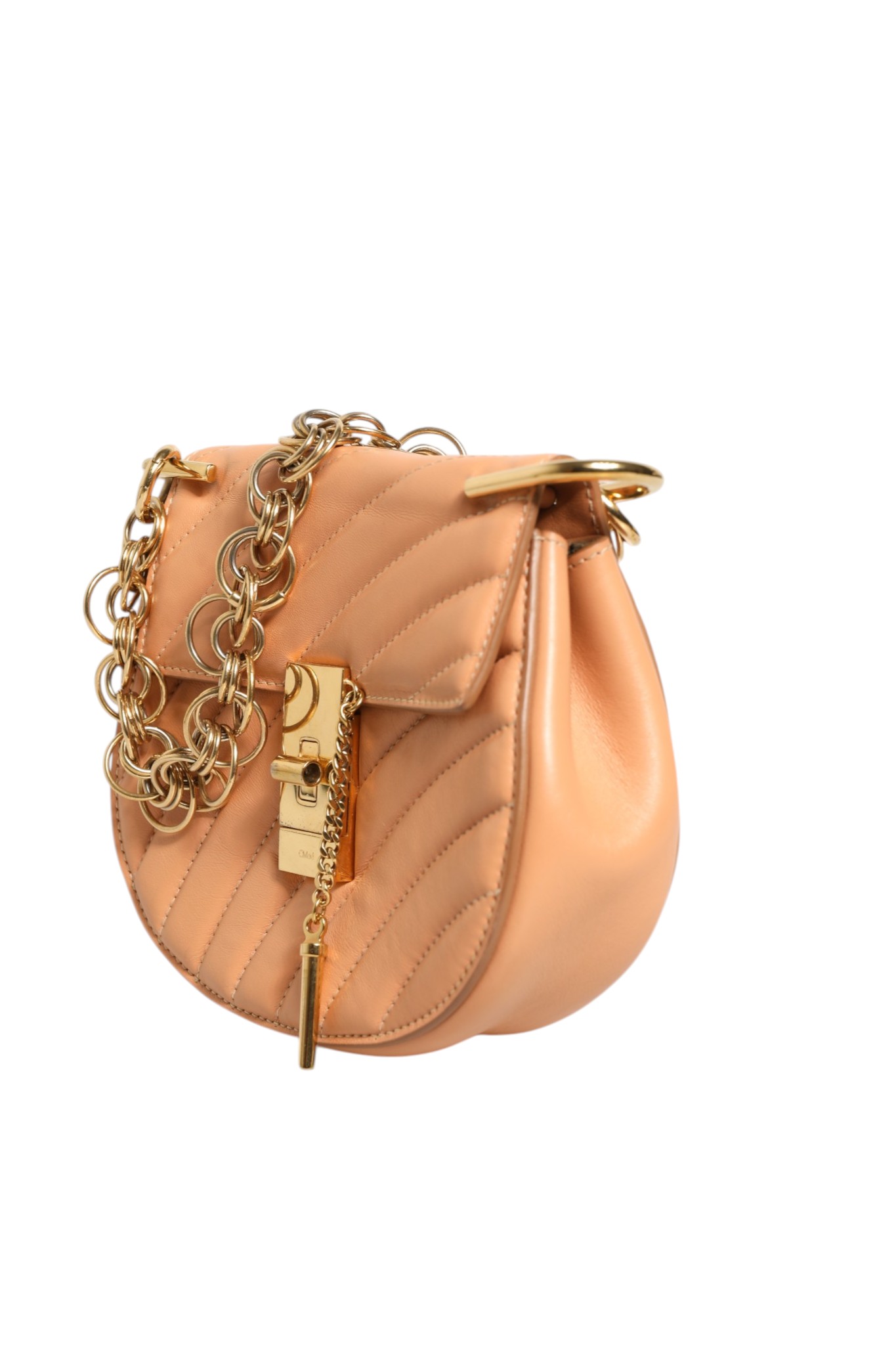 Quilted Calfskin Leather Drew Bijou Shoulder Bag - Afbeelding 3