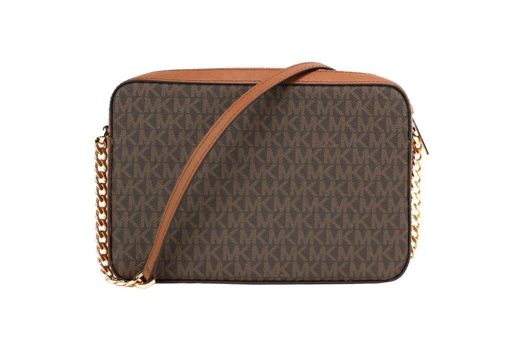 Michael Kors East West Crossbody Bag (Brown SIgnature) - Afbeelding 3