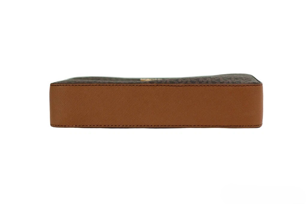 Michael Kors East West Crossbody Bag (Brown SIgnature) - Afbeelding 4