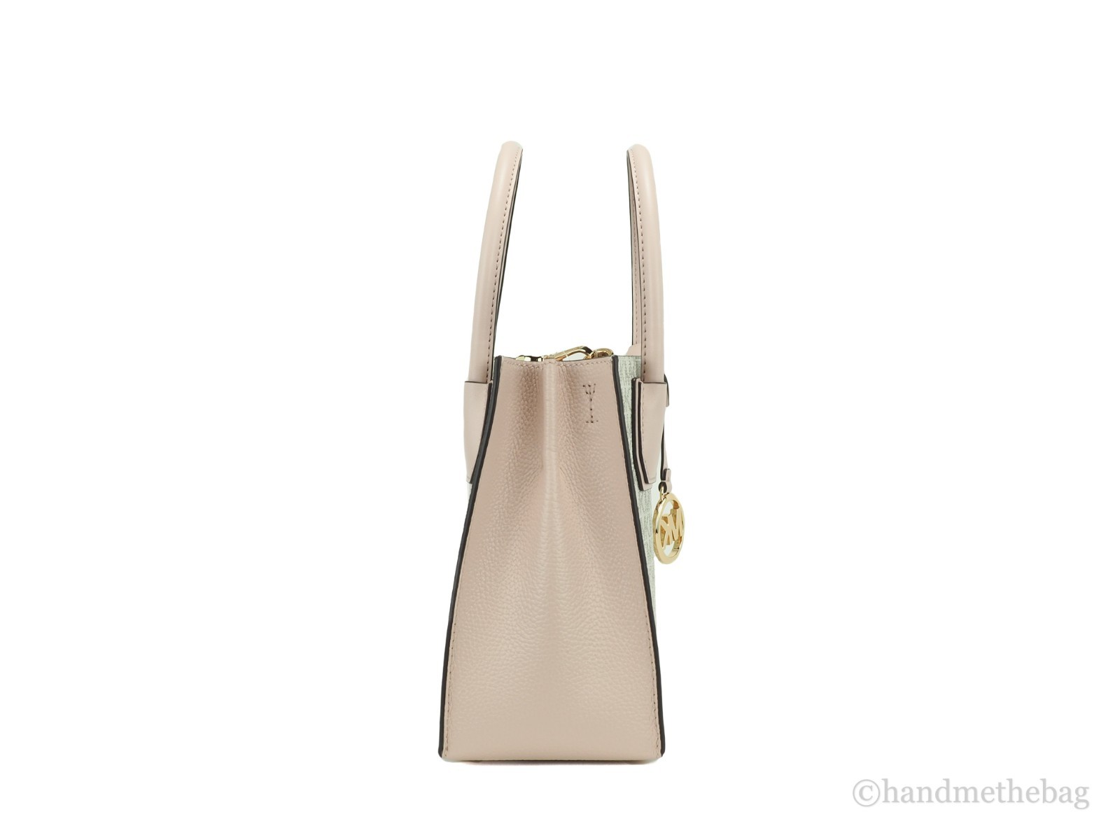 MICHAEL KORS Mercer 35S1GM9M2B Medium Logo And Leather Accordion Crossbody Bag In Powder Blush Multi - Afbeelding 3