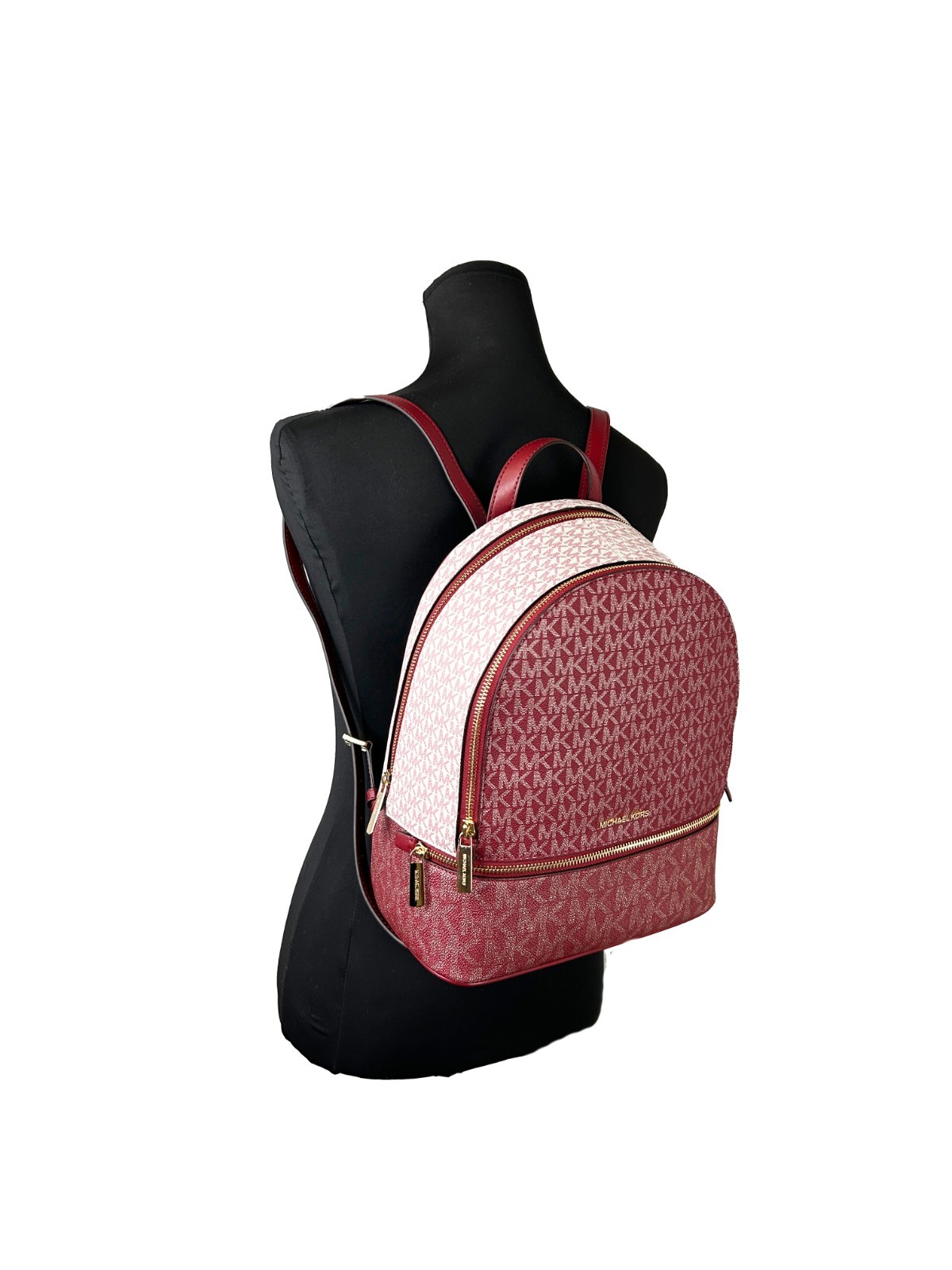 Michael Kors Rhea Medium PVC Backpack Bookbag - Afbeelding 4