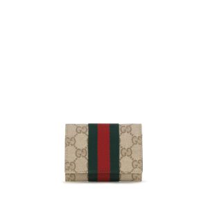 Beige Fabric Wallet
