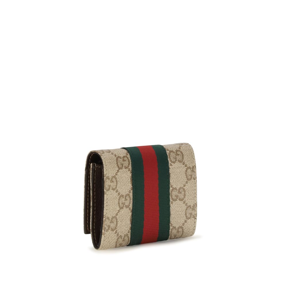 Beige Fabric Wallet - Afbeelding 2