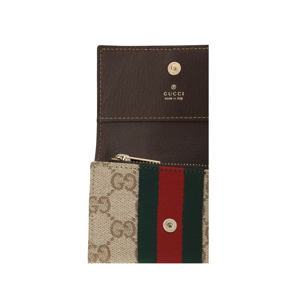 Beige Fabric Wallet - Afbeelding 3