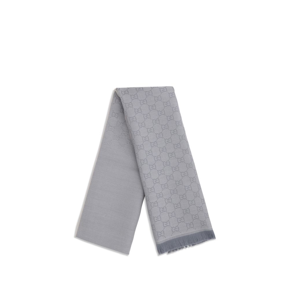 Gray Wool Oves Aries Scarf - Afbeelding 2