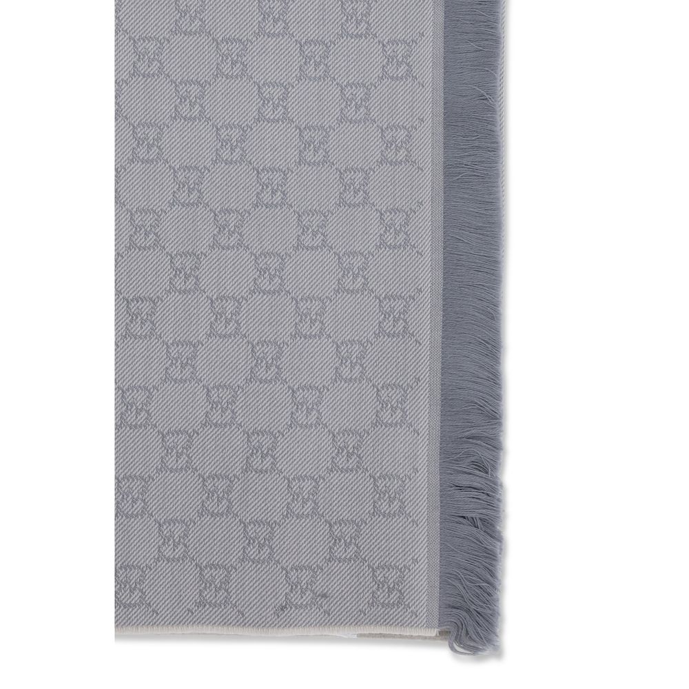 Gray Wool Oves Aries Scarf - Afbeelding 3