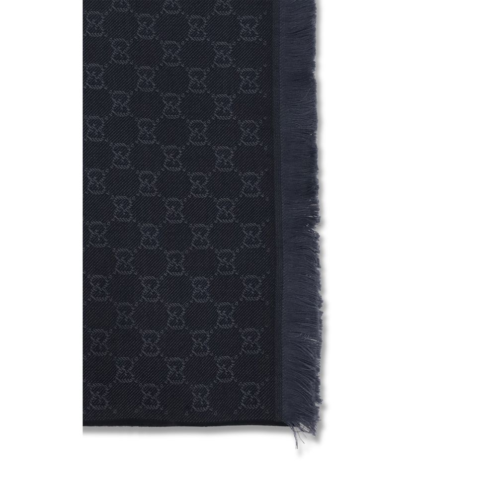 Black Wool Oves Aries Scarf - Afbeelding 3
