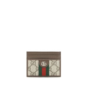 Brown Fabric Cardholder