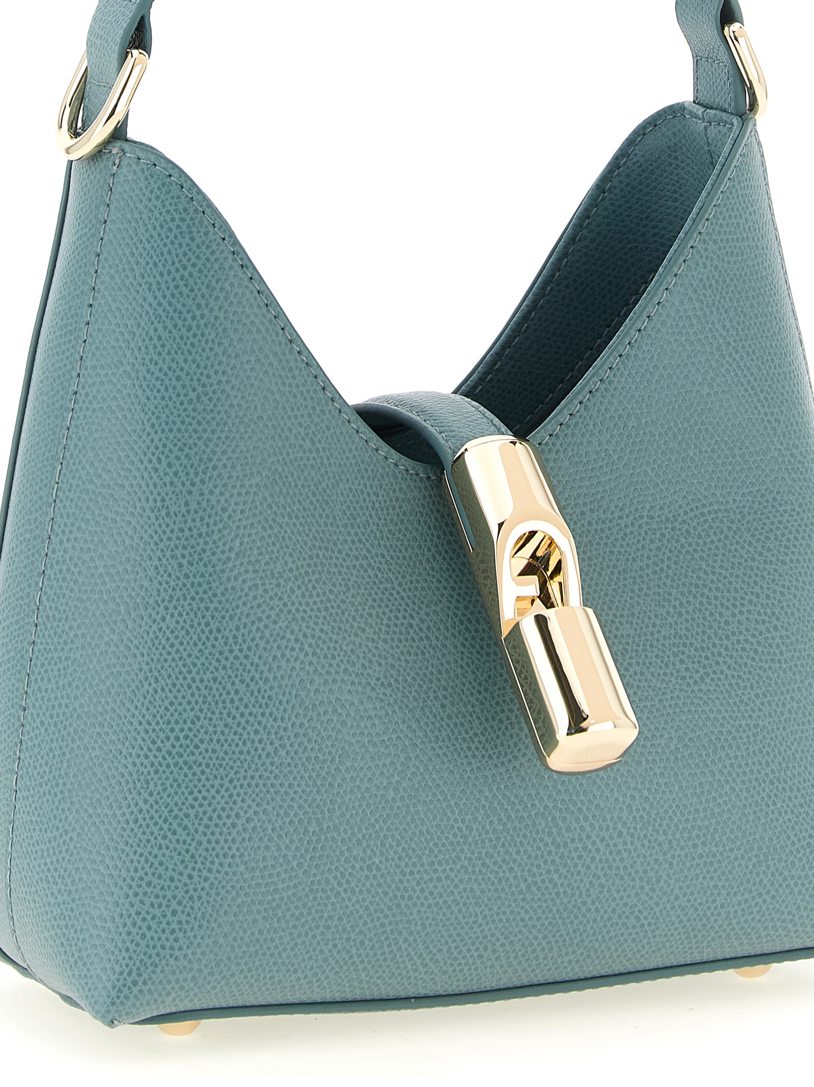 Blue Calfskin Handbag - Afbeelding 3