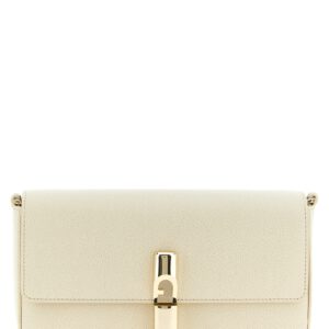 White Calfskin Crossbody Bag