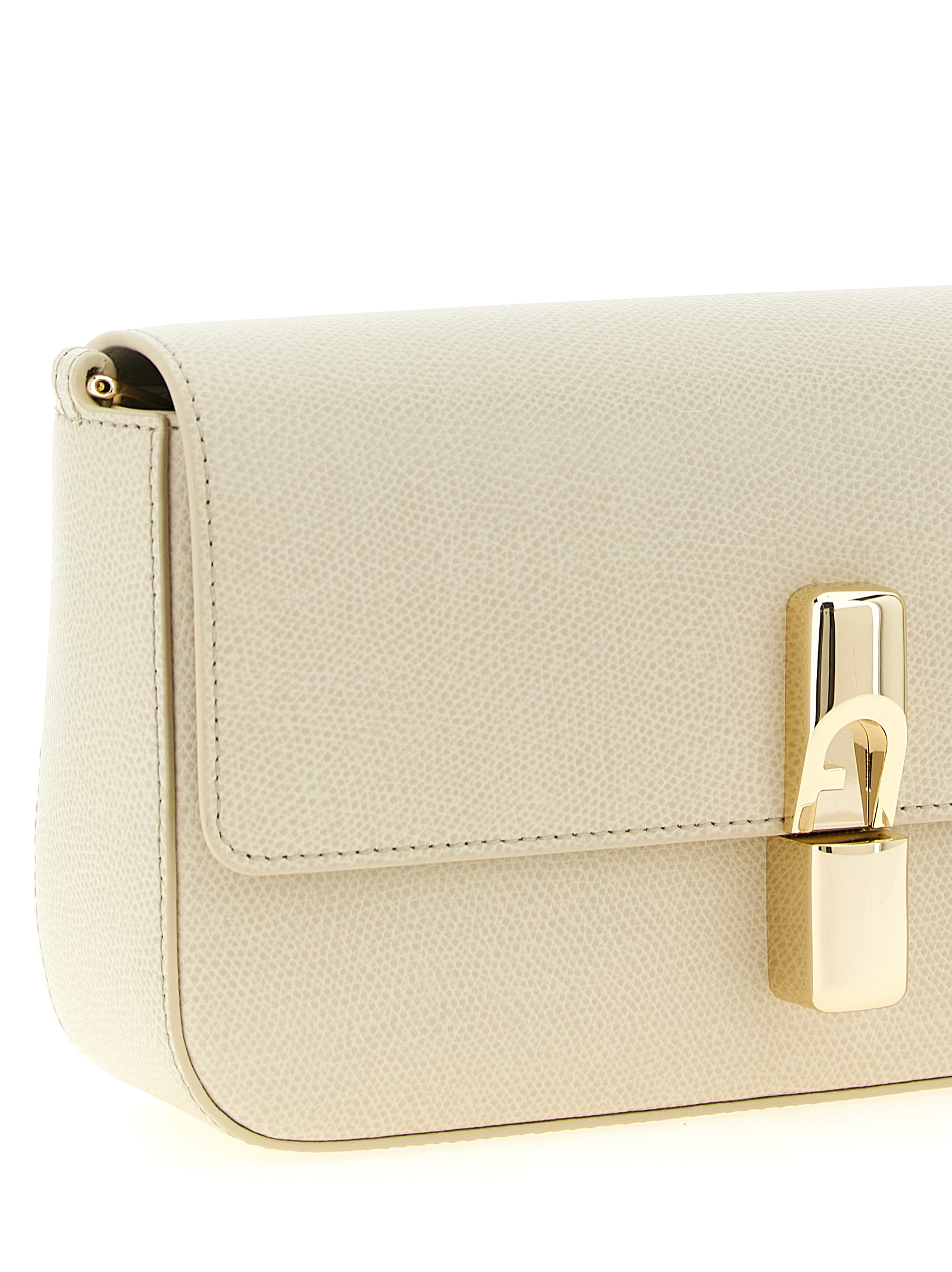 White Calfskin Crossbody Bag - Afbeelding 3