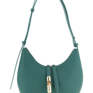 Bicolor Calfskin Shoulder Bag
