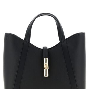 Black Calfskin Tote Bag