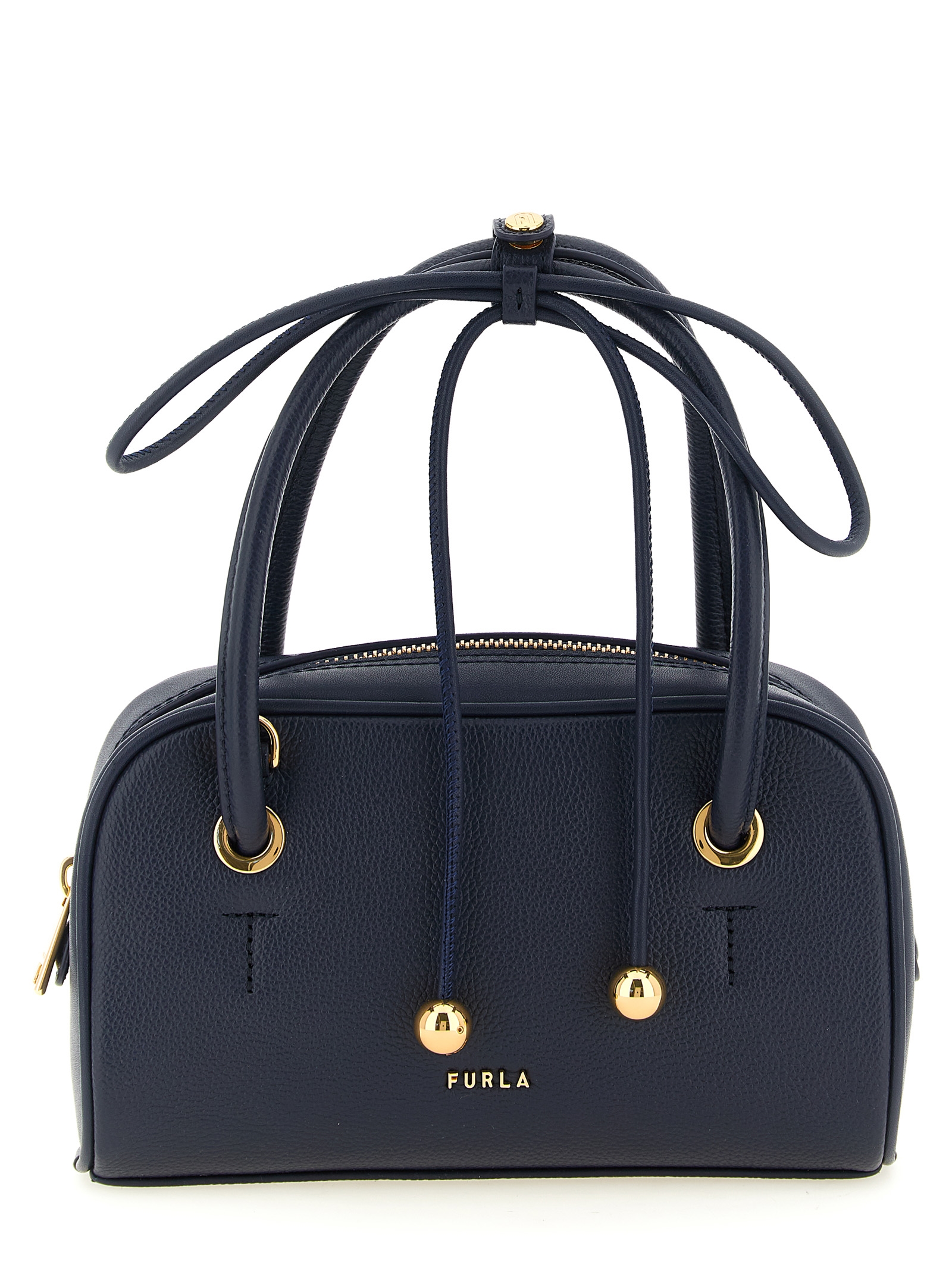 Blue Calfskin Handbag