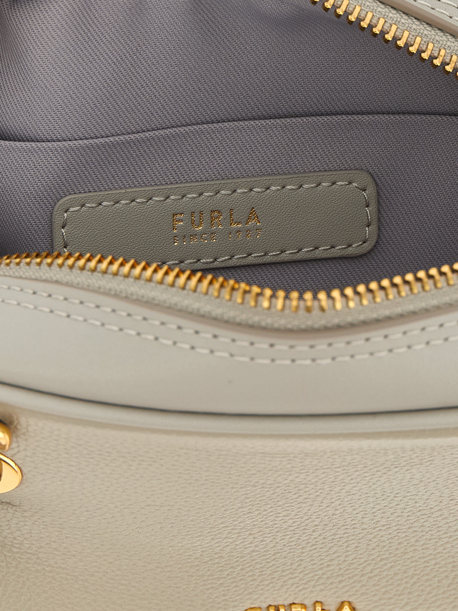 Gray Calfskin Handbag - Afbeelding 4