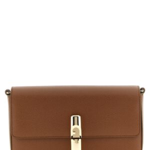 Brown Calfskin Crossbody Bag