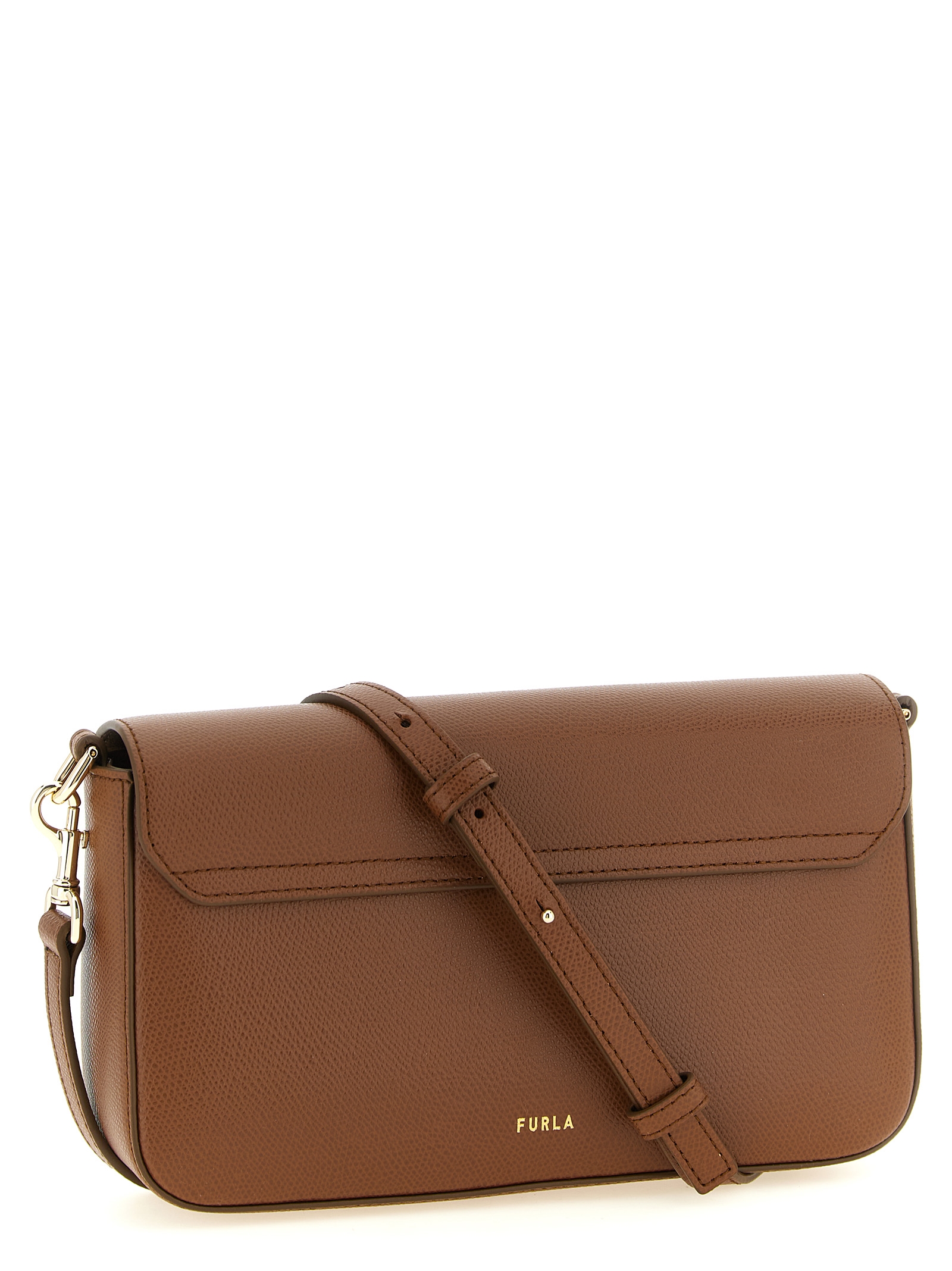 Brown Calfskin Crossbody Bag - Afbeelding 2