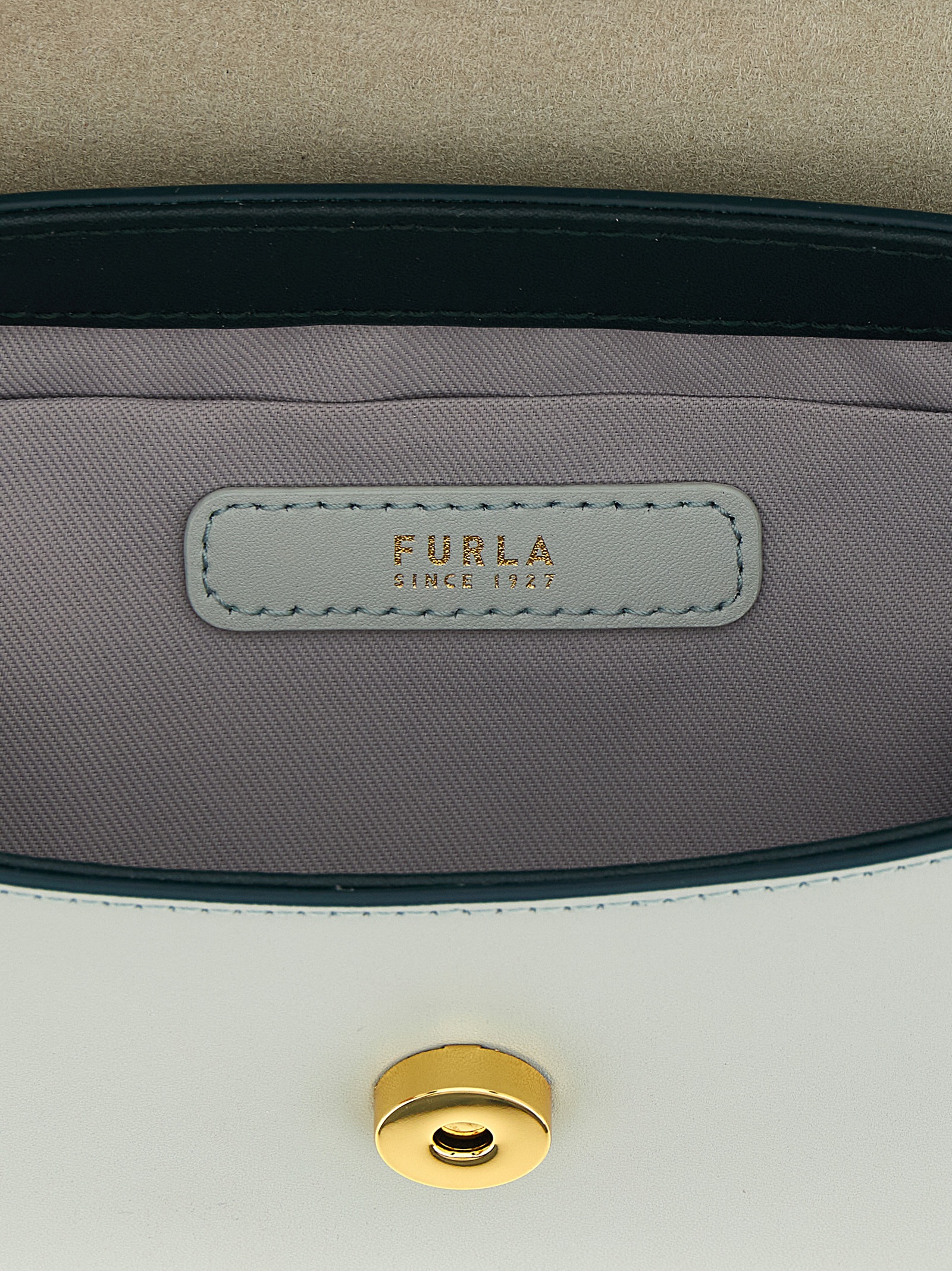 Bicolor Calfskin Handbag - Afbeelding 4