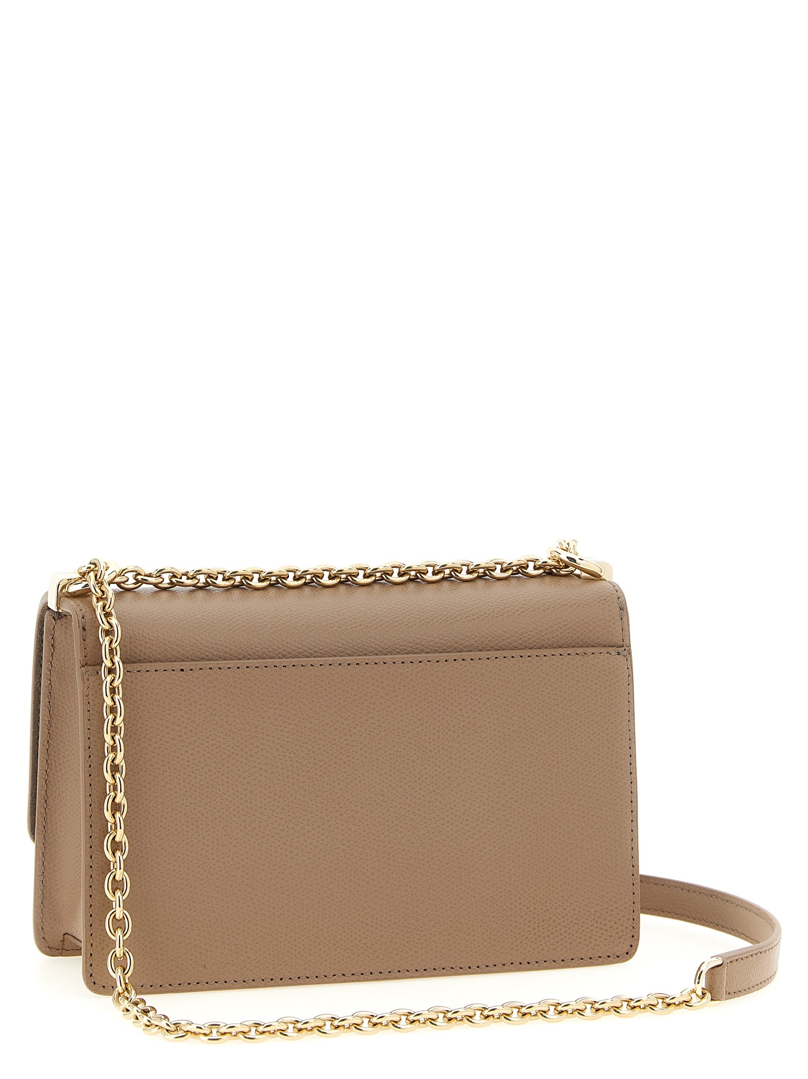 Beige Calfskin Crossbody Bag - Afbeelding 2