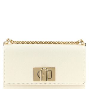 White Calfskin Crossbody Bag