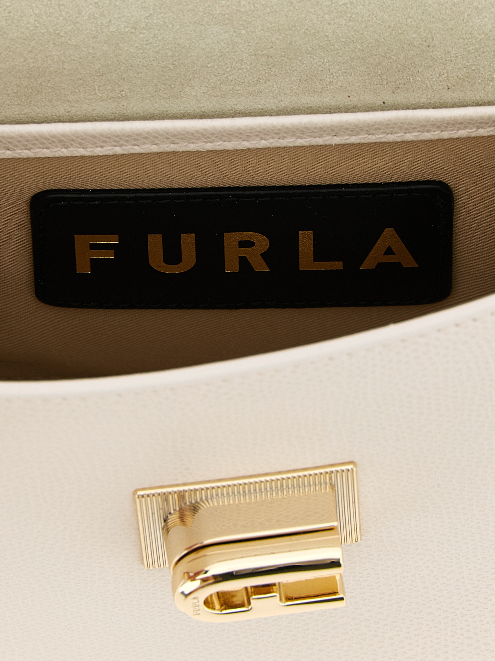 White Calfskin Crossbody Bag - Afbeelding 4