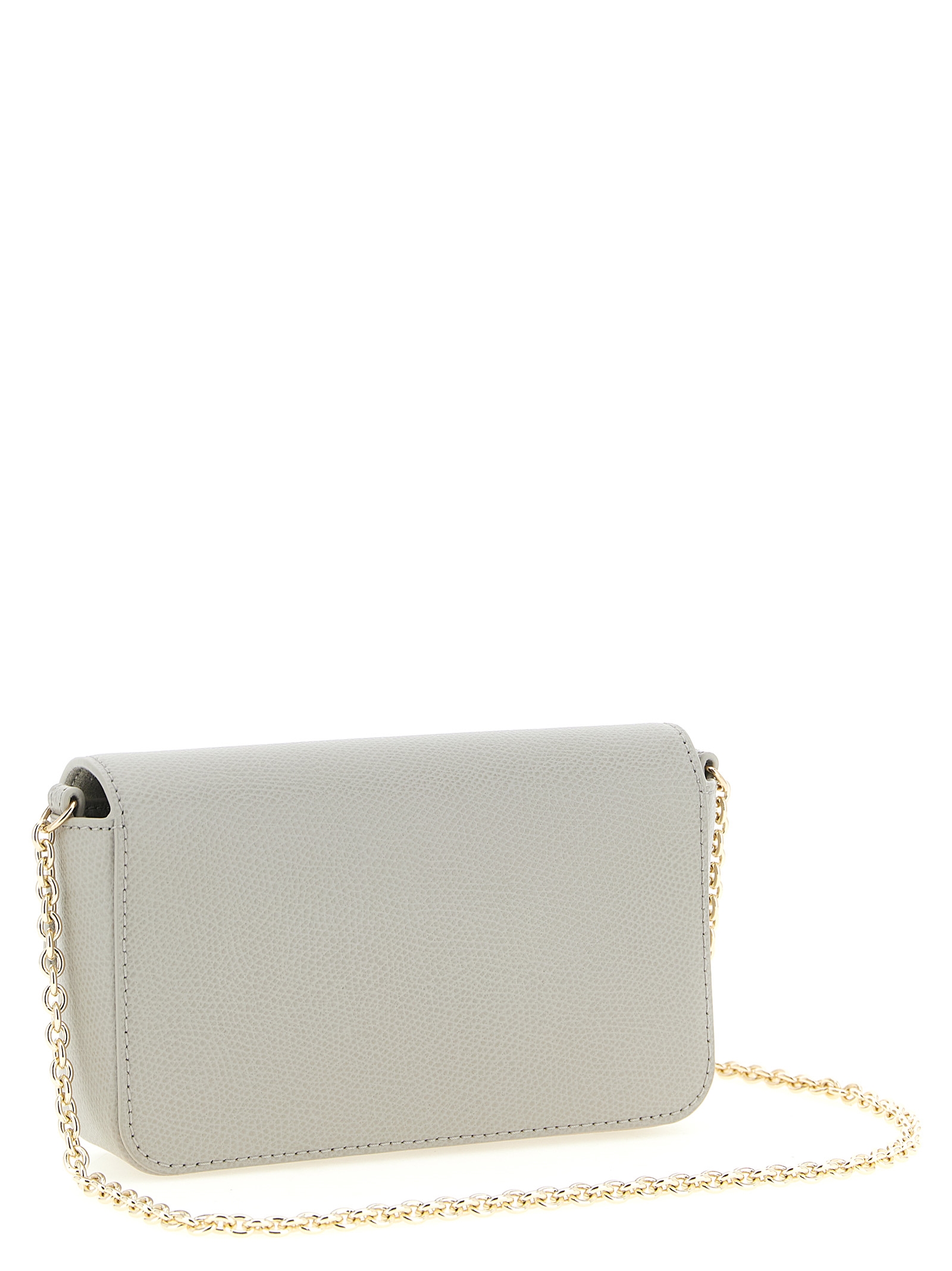 Gray Calfskin Crossbody Bag - Afbeelding 2
