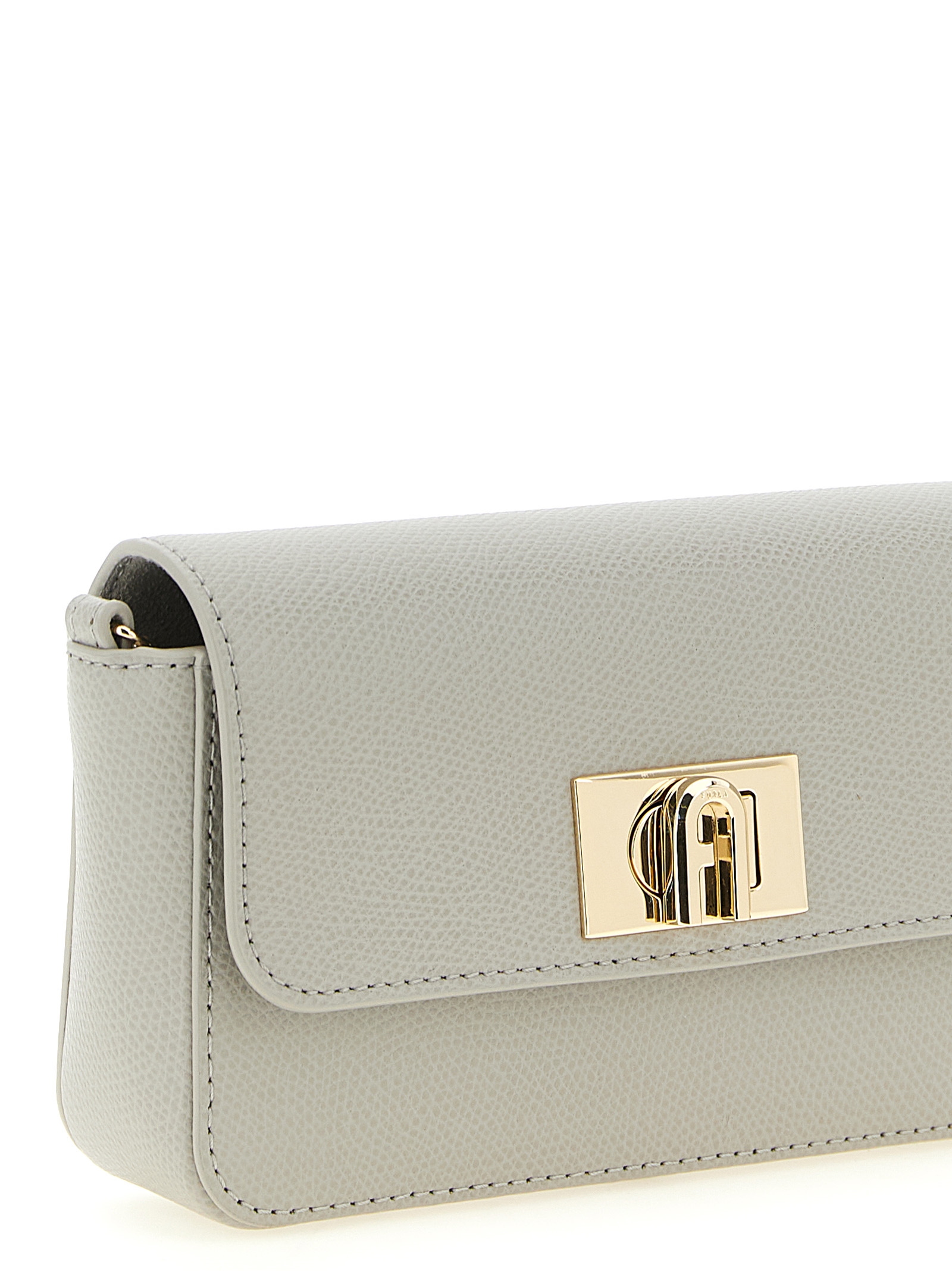 Gray Calfskin Crossbody Bag - Afbeelding 3