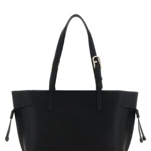 Black Calfskin Tote Bag