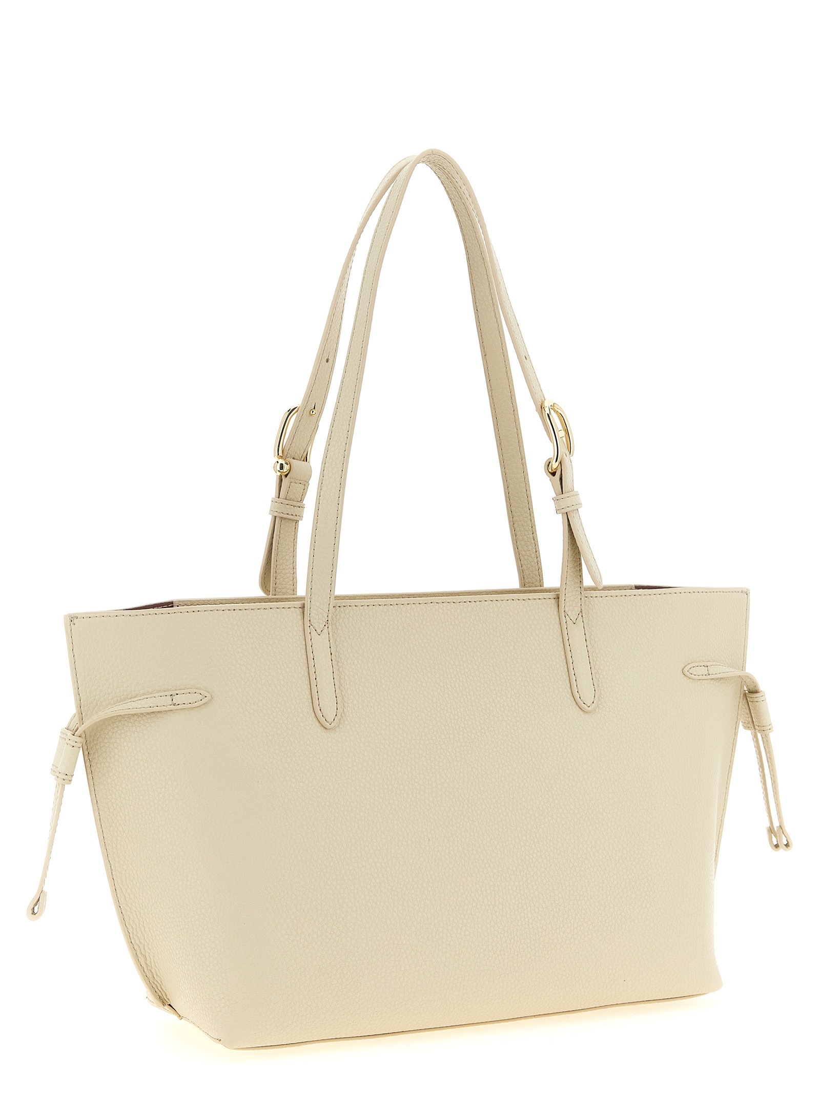 White Calfskin Tote Bag - Afbeelding 2