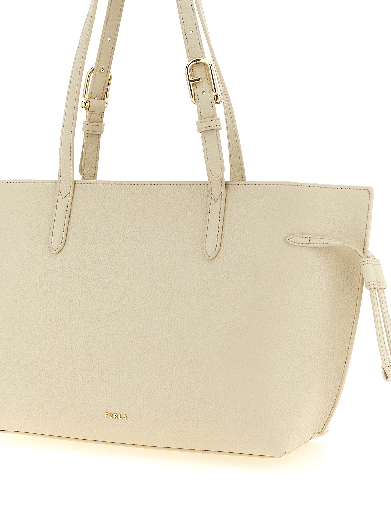 White Calfskin Tote Bag - Afbeelding 3