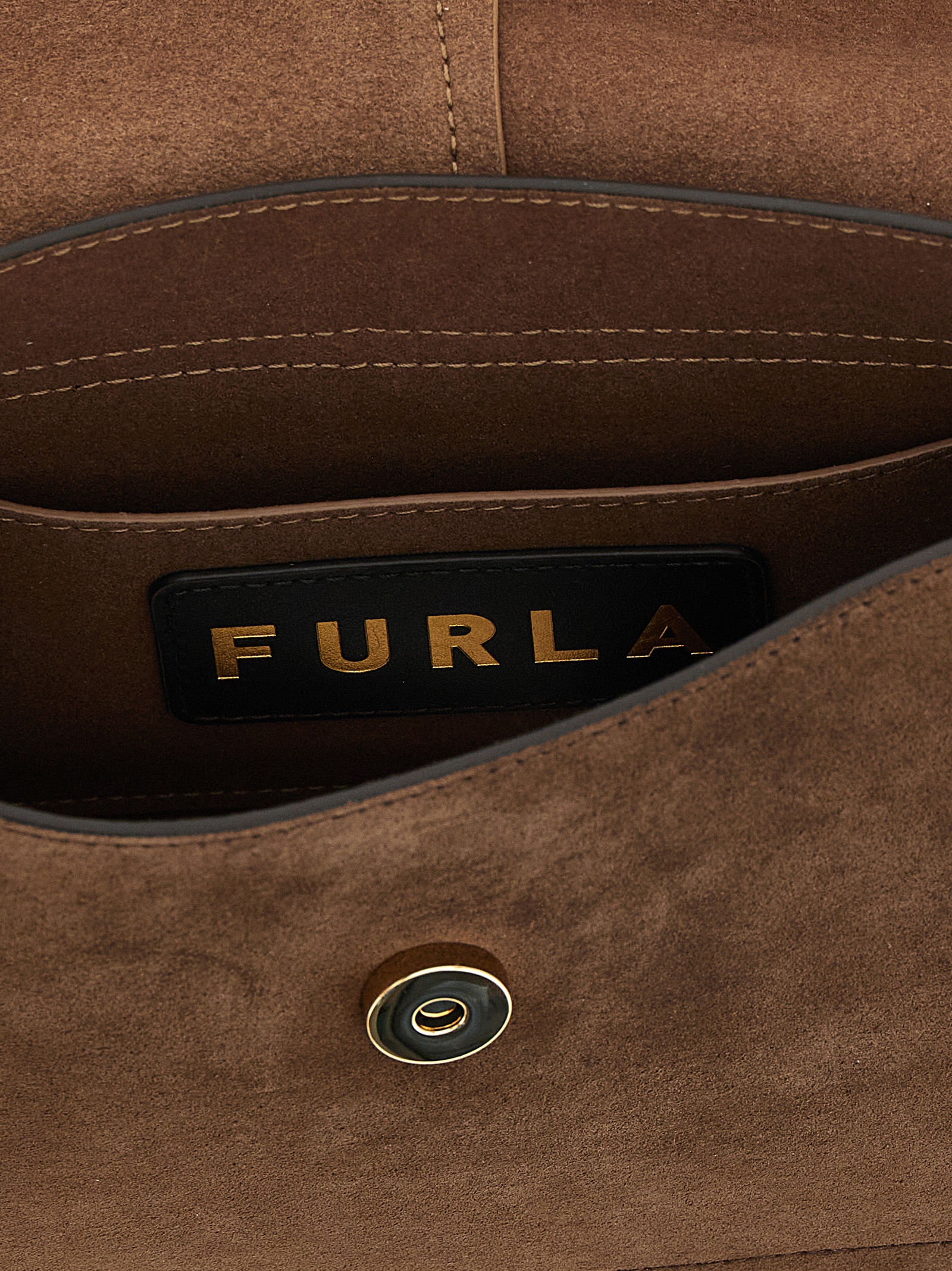Brown Calfskin Handbag - Afbeelding 4