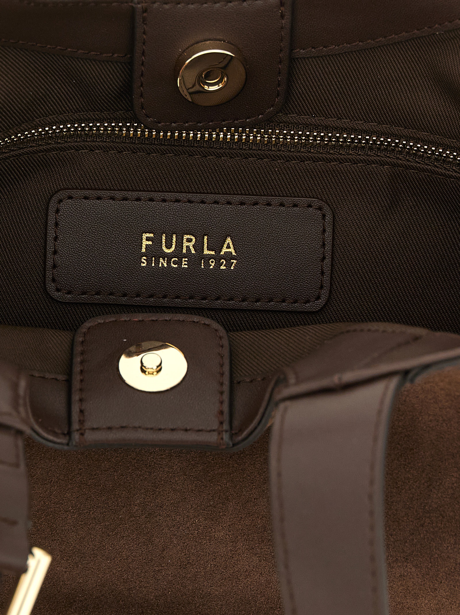 Brown Calfskin Handbag - Afbeelding 4