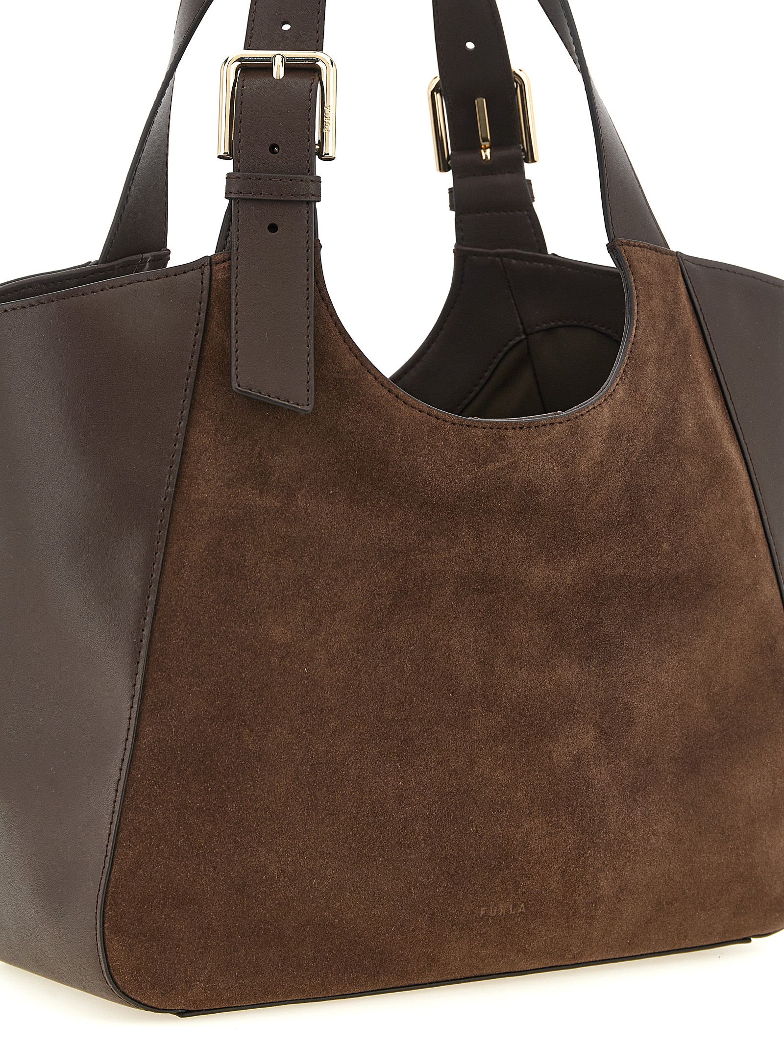 Brown Calfskin Tote Bag - Afbeelding 3