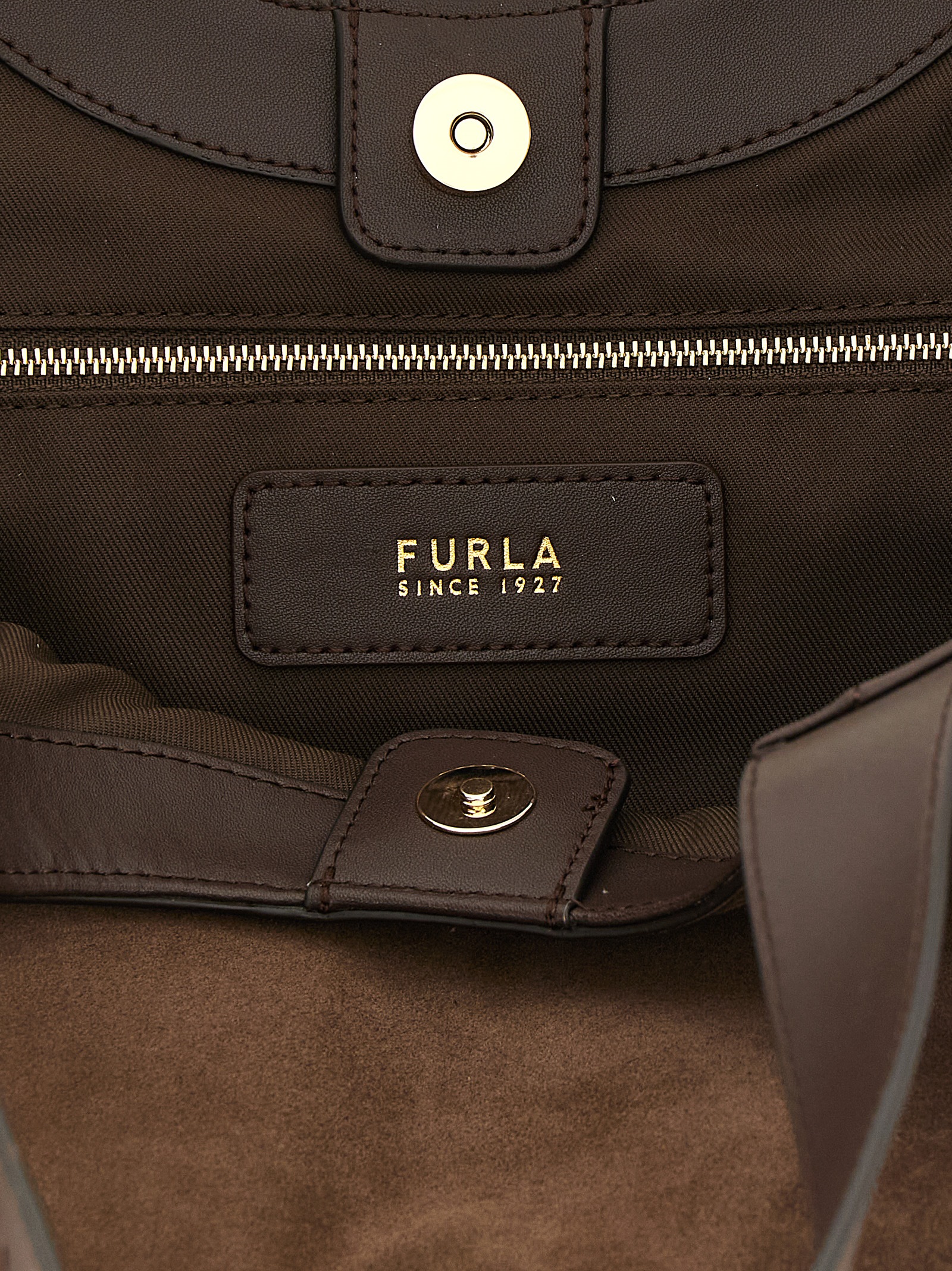 Brown Calfskin Tote Bag - Afbeelding 4