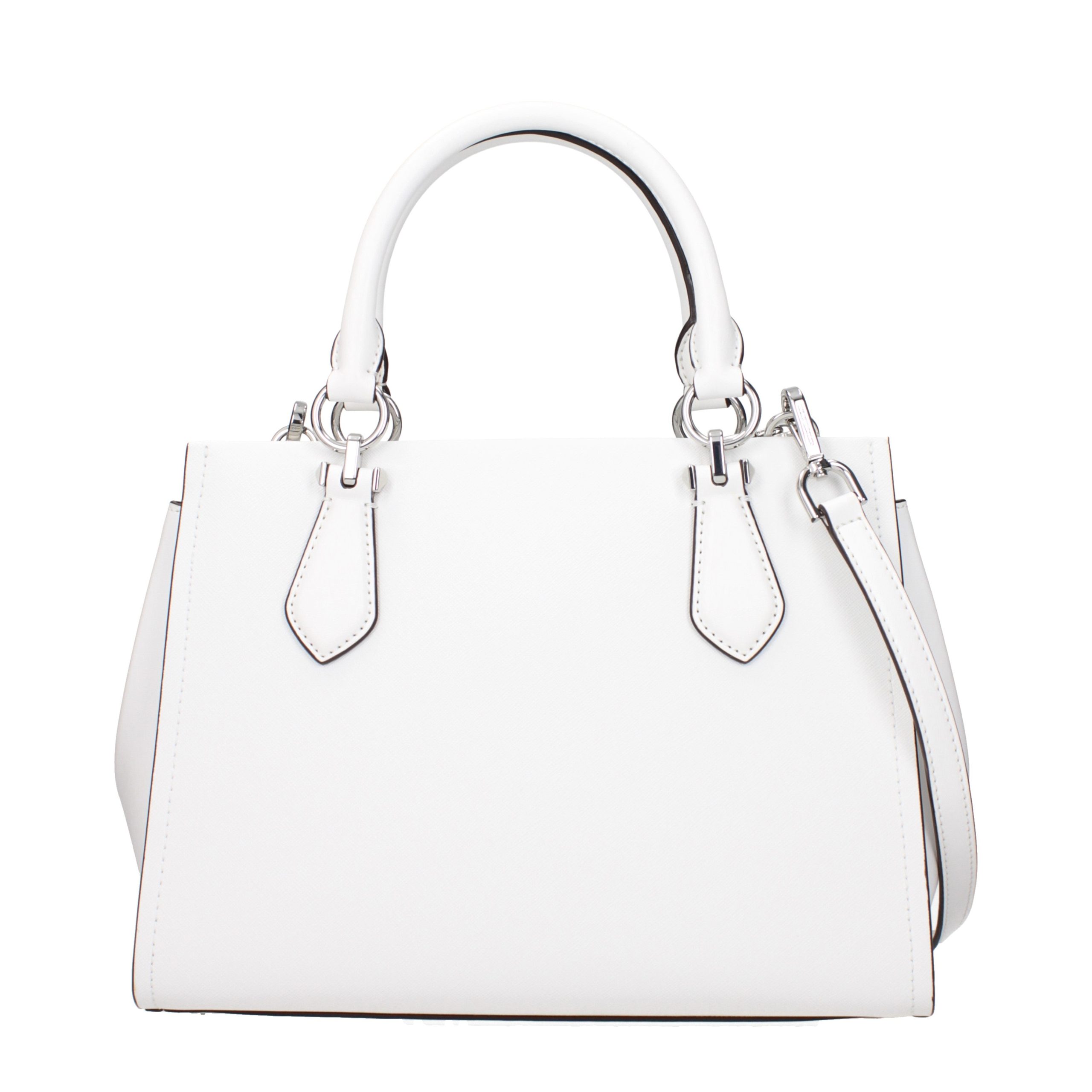 White Leather Handbag - Afbeelding 3