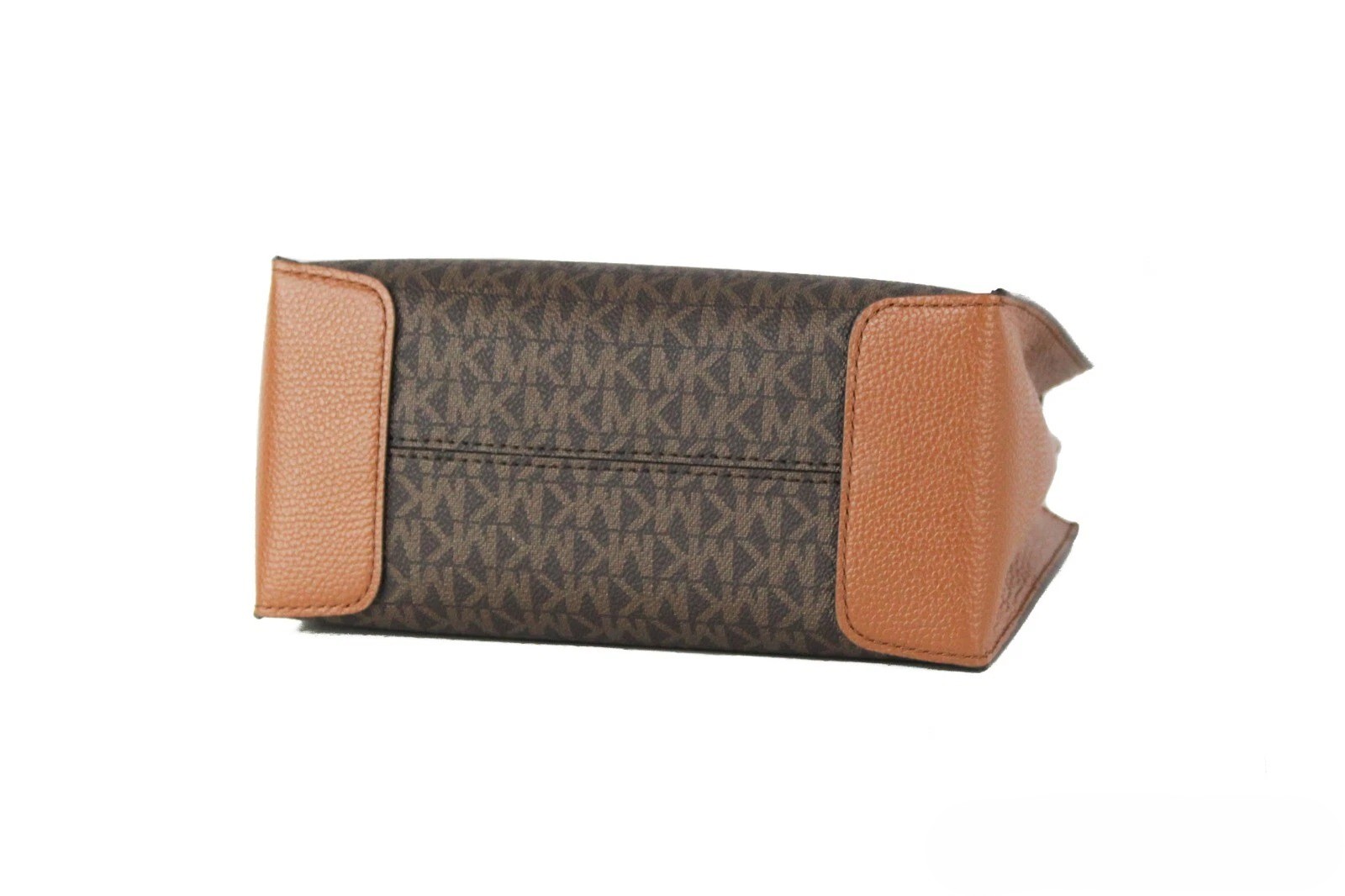 MICHAEL KORS Mercer 35S1GM9M2B Medium Logo And Leather Accordion Crossbody Bag In Brown - Afbeelding 4
