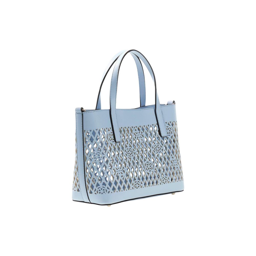 Blue Polyethylene Handbag - Afbeelding 2