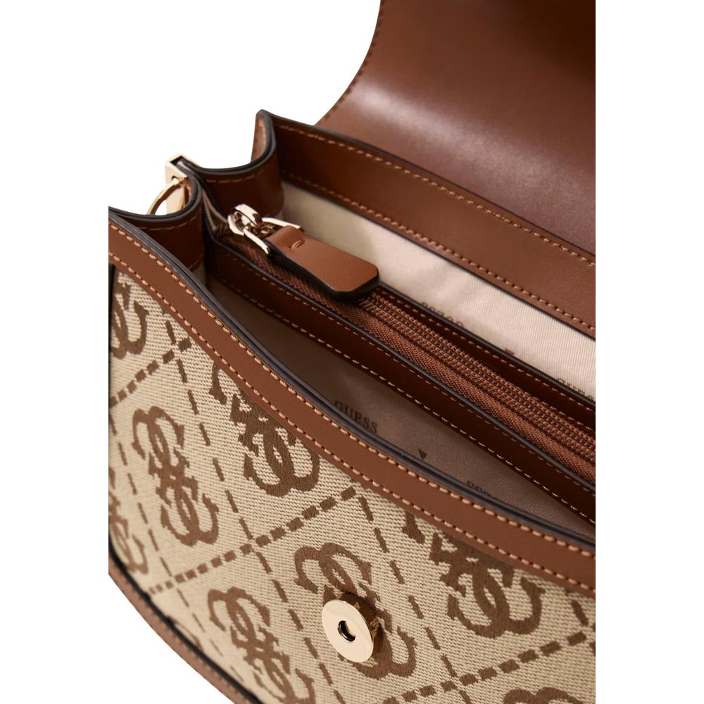 White Polyester Handbag - Afbeelding 2