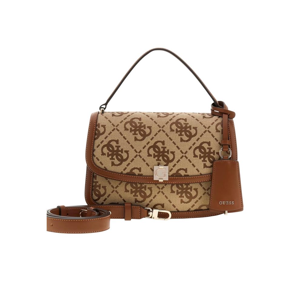 White Polyester Handbag - Afbeelding 3